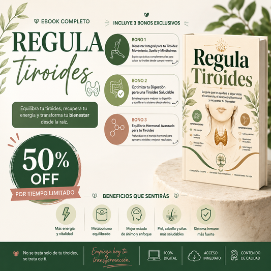 RegulaTiroides+3 Bonos Exclusivos + Meditaciones Mindfulness guiadas
